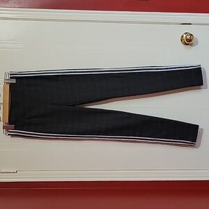 Dynamite Grey Plaid Tuxedo Pattern Highrise Leggings US XS NWT